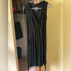 Latched Mama Midi Nursing Wrap Dress